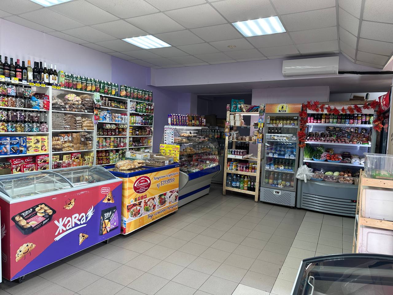 Продуктовый магазин в Солнечном. Е