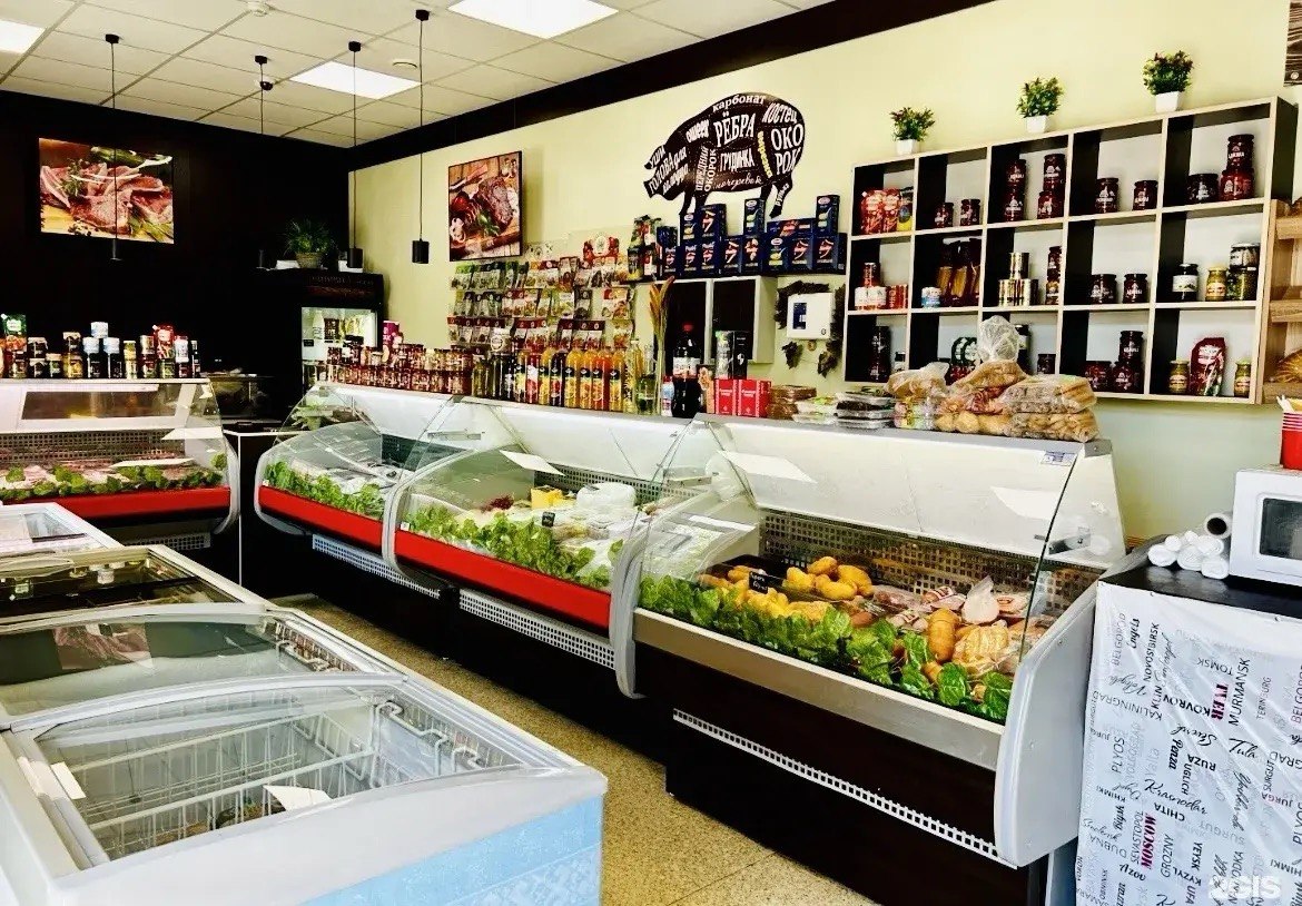 Магазин мяса и продуктов в Советском районе. Е